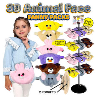 3D Animal face Fanny Packs