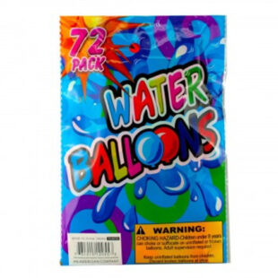 PACK OF 72 WATER BALLOONS